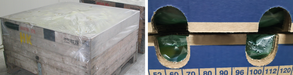 How to influence water loss of horticultural produce in storage rooms
